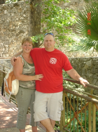 Vicki and I in San Antonio for 15th Anniversary