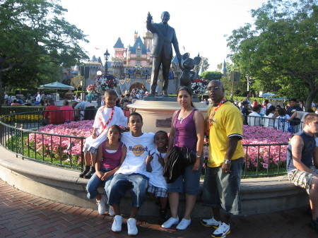 family pic at disney 2006