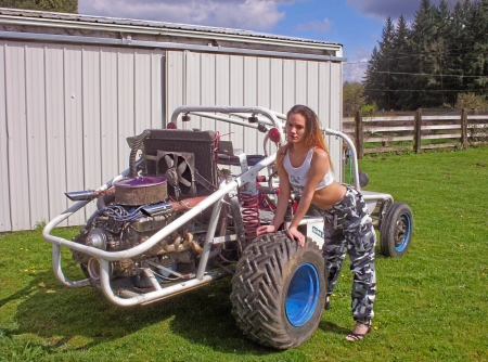 My Girlfriend Michelle and My Sandrail 2006