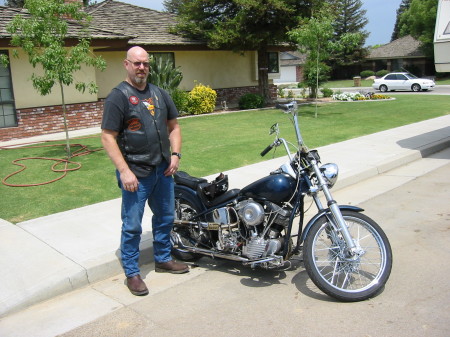 Me and my Old 50 FL Harley