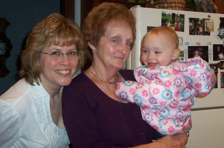 Me, my mom, and great-niece Kenedie