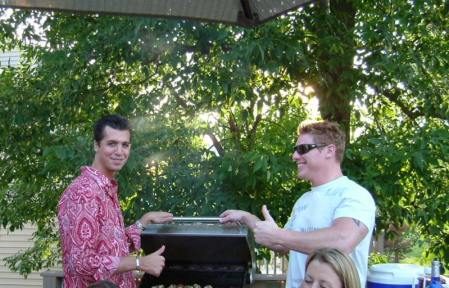 eddie with red shirt