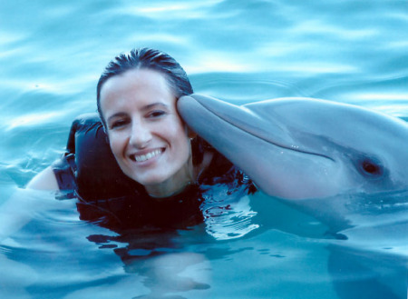 Dolphin Kiss in Jamaica