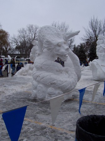 more snow sculpture