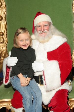 my youngest Gabriela and old man Claus