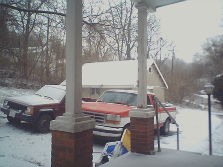 02/07 snow and ice on my trucks