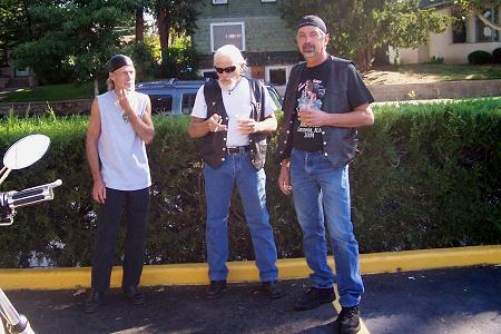 Bikers friends in Idaho