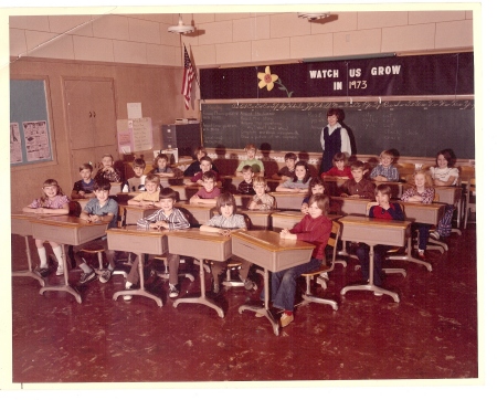 Third grade class of Shedd Grade School 1973
