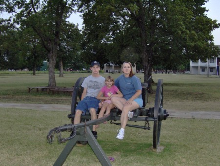 Trisha, John and Kaitlyn in Fort Scott, Kansas