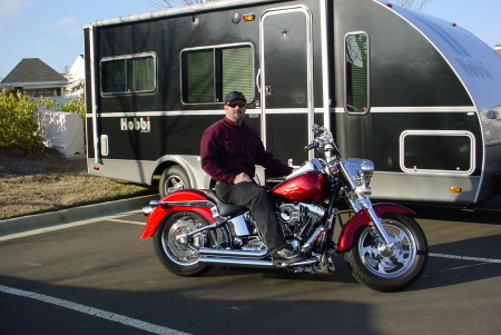 Harley and toy hauler