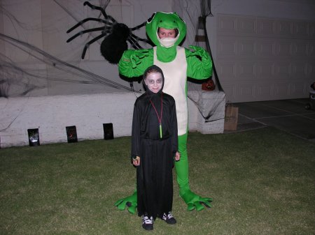 Baylee and me at Halloween