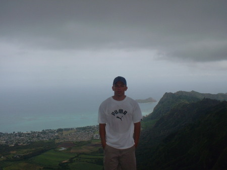 On a big 10 mile hike on the North Shore of Hawaii