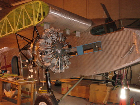 Ford Trimotor that I reassembled.