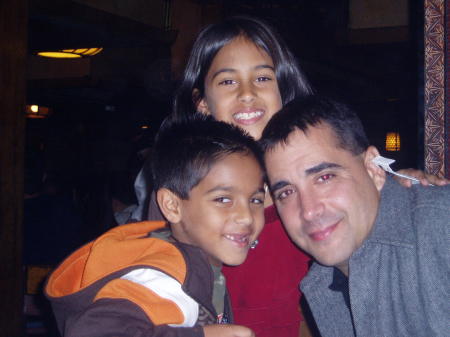 Rob and the kids - 2005