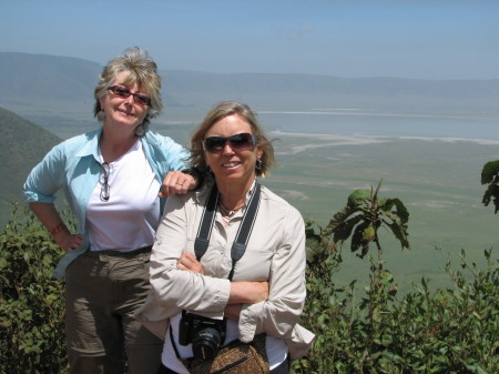 On the rim of Ngorongoro Crater, Tanzania