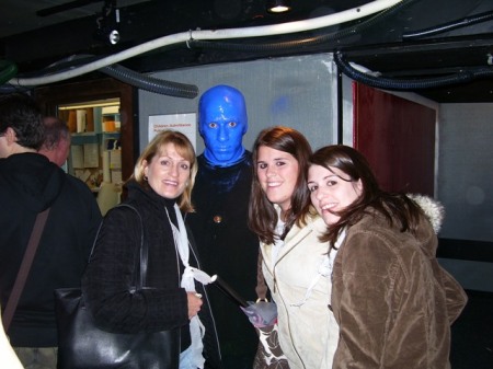 me and girls at blue man group in ny