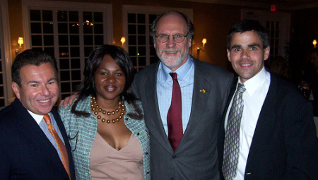 Chairman Ferriero, Gov. Coraine, Frank De Vecchio