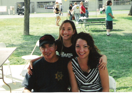 David My brother, My daughter Nicole and I at a picnic