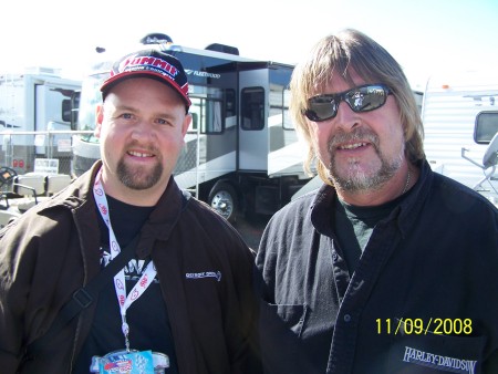 Guess who I met at the NASCAR RACE ??/