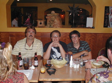 Me and my boys out for dinner