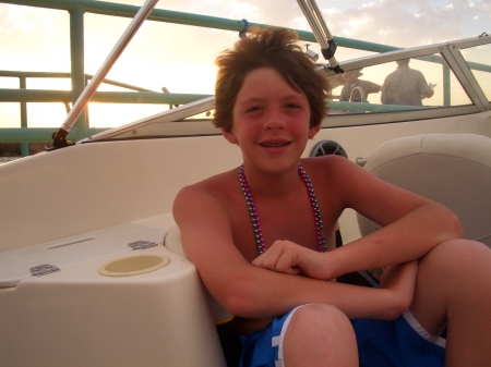 My son Ashtin at Lake Havasu