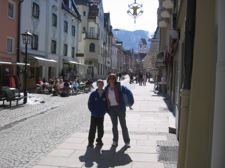 Austin & Mom in Fussen, Germany (04/2006)