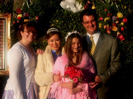 My Marriage in 2003 Laura,Shaoping,Sarah,Me