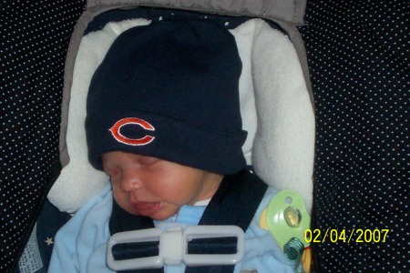 Ryan going home from the Hospital...GO BEARS