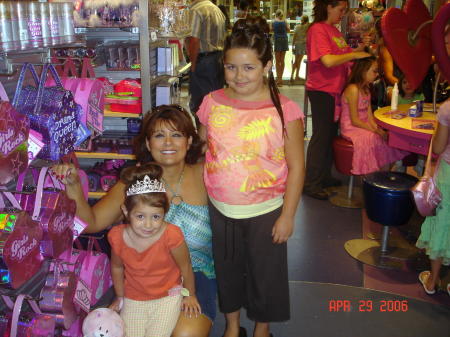 Me and My Daughters, April 2006