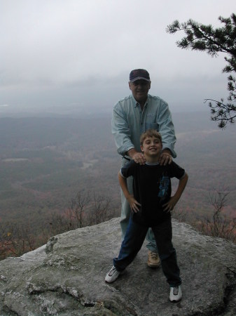 Dad and Son (Keith) at Cheaha Mtn 2004