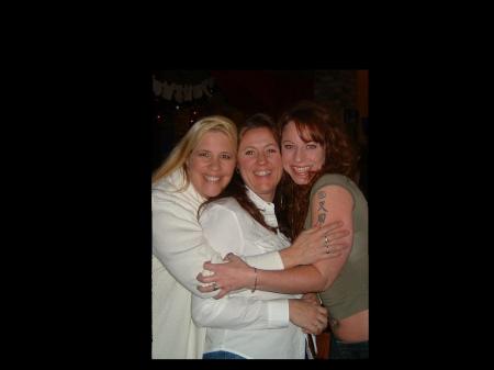 Group hug for the birthday girl in '05!
