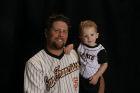 Husband Mike and son C.J., 2006