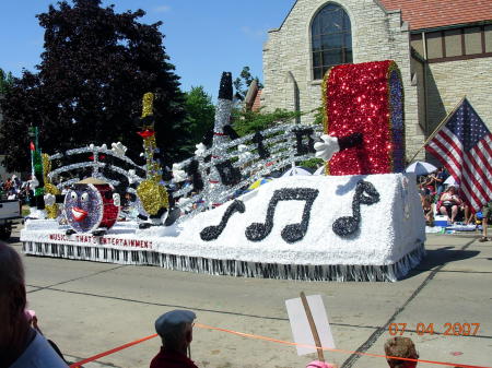 Parade float.