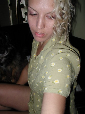 me and my dog, Lilikaia. June 2006