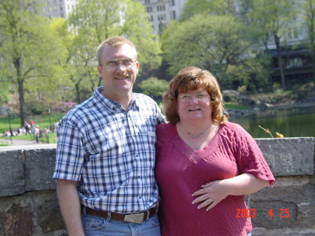 Ellen and I in New York - 2003