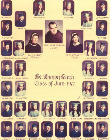 St. Simon Stock Graduation-1972