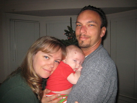 Our little family - Christmas '07