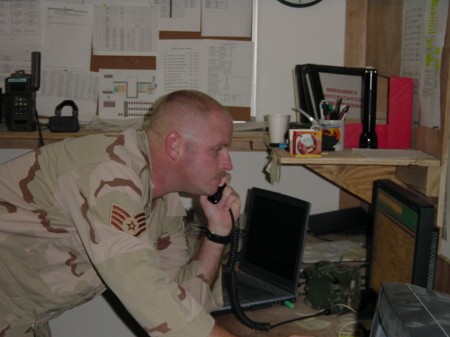 Me in Iraq - operation center