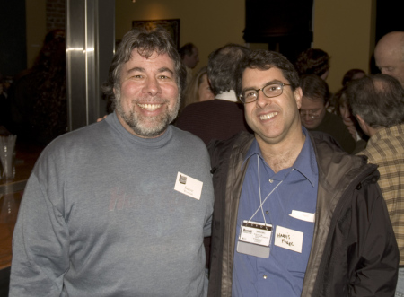 Harris and Steve Wozniak, 2005