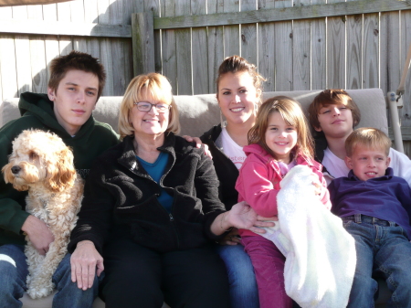 My Mom and all of her grandkids