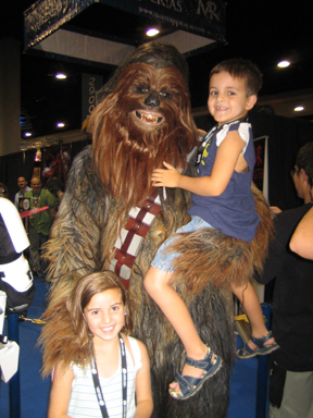 The kids at the Comic Convention