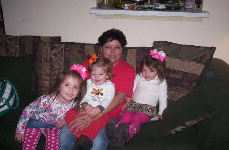 Me and my grandaughters on Thanksgiving