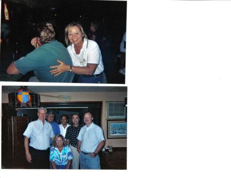 Susan and Patrons at the Dock Restaurant