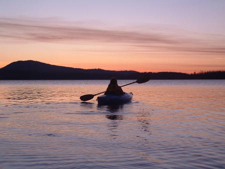 Allison & Waldo Lake sunset