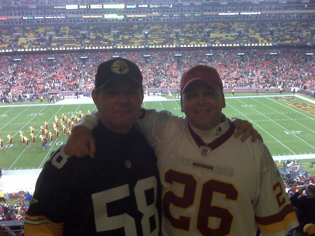 Me & one of the Redskins fans from my office