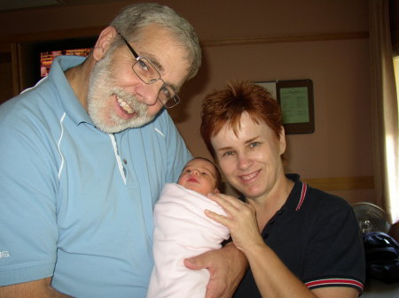 Papa and Mema with Baby Carys