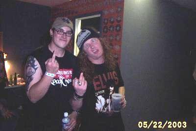 me and corey taylor (slipknot)