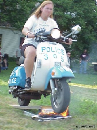 Me on my Vespa @ RI Scooter Rally