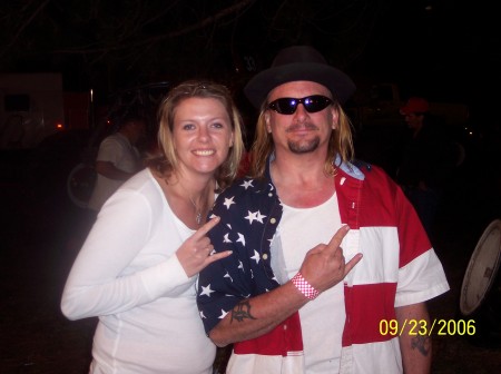 Partying with Kid Rock