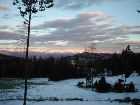 Rocky Mountains from my house